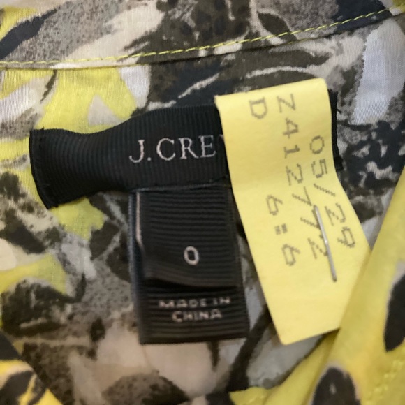 J CREW woman’s Floral button up shirt, size 0 - Picture 4 of 6